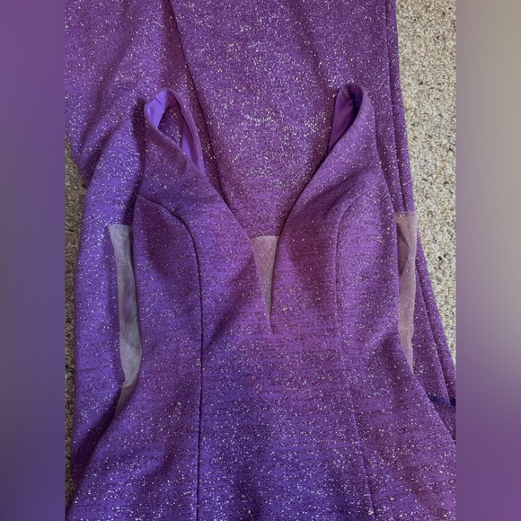 Purple Jovani Dress - Picture 4 of 12